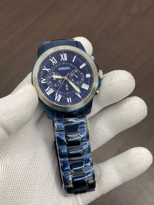SOF Blue Chain Silver Ring Blue Dial Men’s Watch 901658