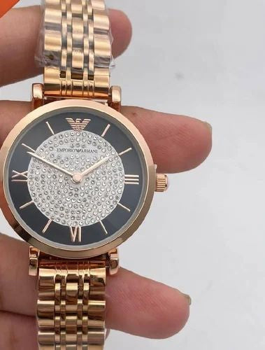 Mra Copper Chain black Dial Ladies Watch 901677