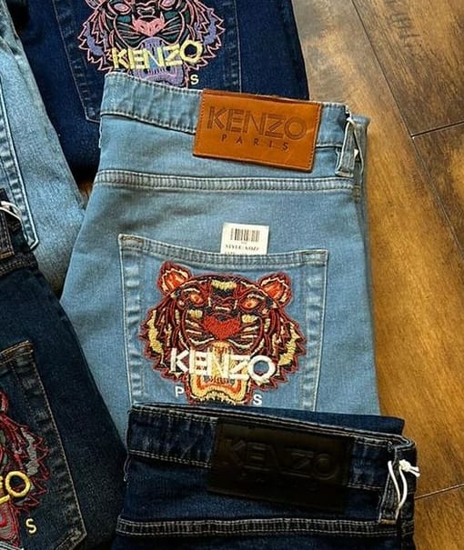 NEK Sky Blue Colour With Back Pocket Embroidery Design Premium Quality Regular Fit Jeans 45608