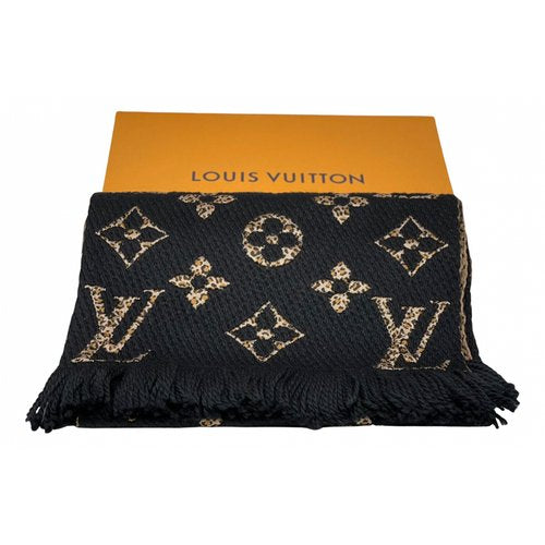 UOL LOU Black Gold Colour Double Side Heavy Quality Unisex Scarf 987234
