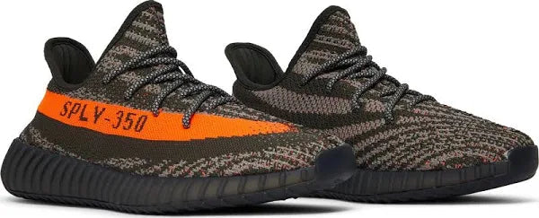 Dark Grey Orange Black Sole Static Sports Running Shoes 350 HQ7045