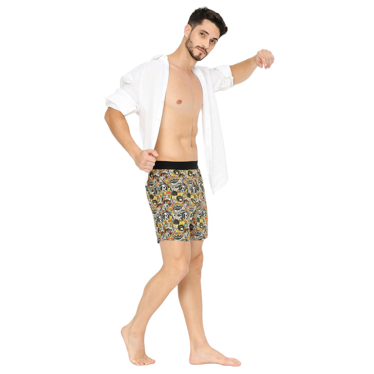 BZ INNERWEAR | JUSTICE LEAGUE-MEN'S BOXER | 100% COTTON |PRINTED BOXER | PACK OF 1