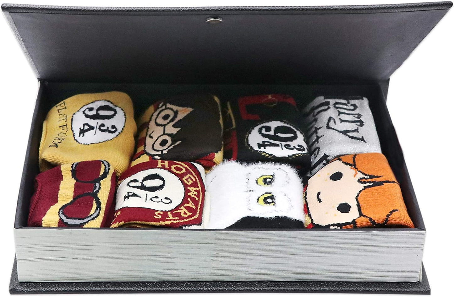 BZ x Harry Potter Unisex Cotton Loquat Socks with Gift Box (8 Pair Pack)