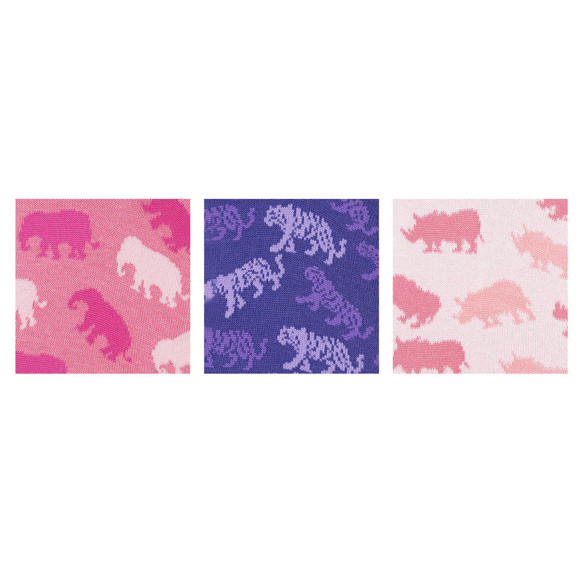 BALENZIA WOMEN'S WWF-INDIA LOWCUT SOCKS | 3-PACK | ANIMAL PRINT