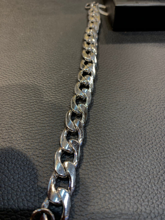 Silver Colour Unisex Chain Bracelet 987036