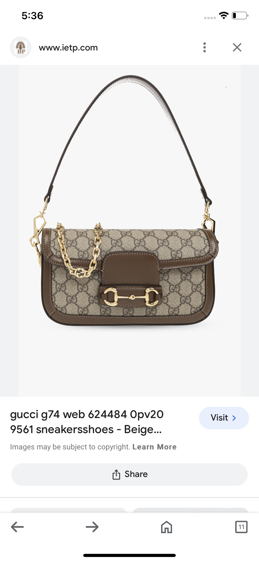 Cug Guc Beige Colour Sling Bag 24135