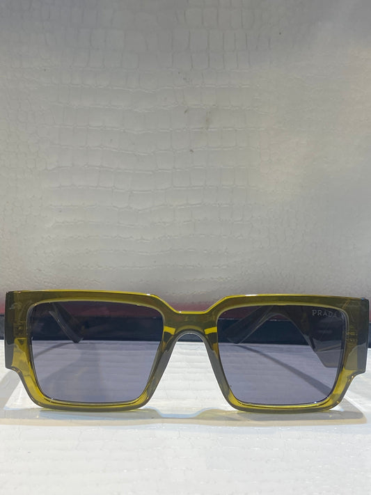 ARP PRA Olive Green Frame Black Shade Unisex Sunglass 6105 53 19 144