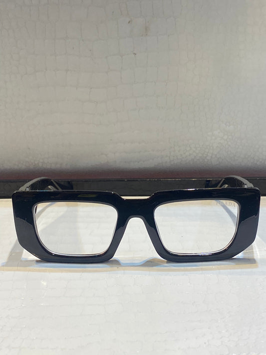 ARP Black Frame Transparent Shade Unisex Sunglass 98045 52 17 142