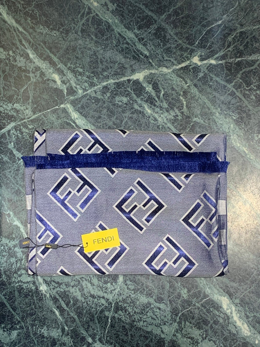 Nef Fen Grey Dark Blue Colour Unisex Stole 987166