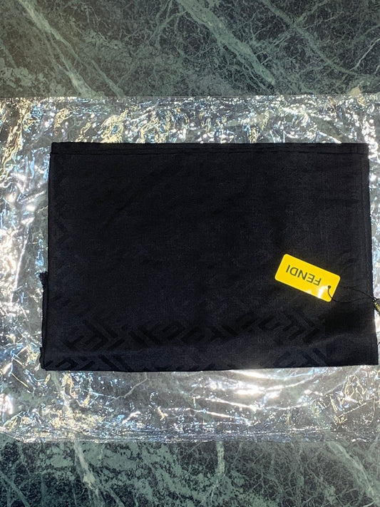 Nef Fen Full Black Colour Unisex Stole 987175