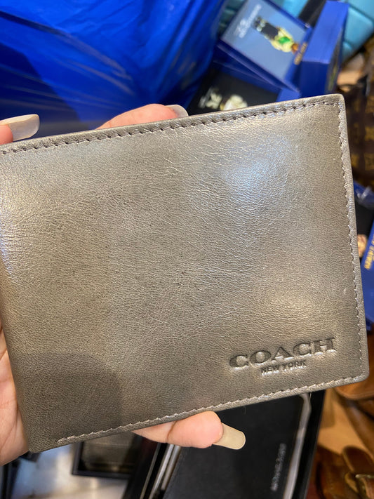 Aoc Grey Colour Leather Men Wallet 800557