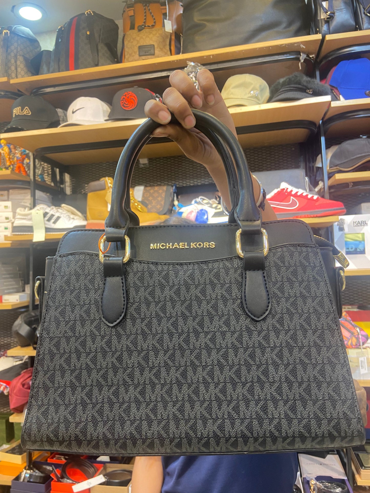 CIM MIC Black Colour Ladies Hand Bag With Sling 987466