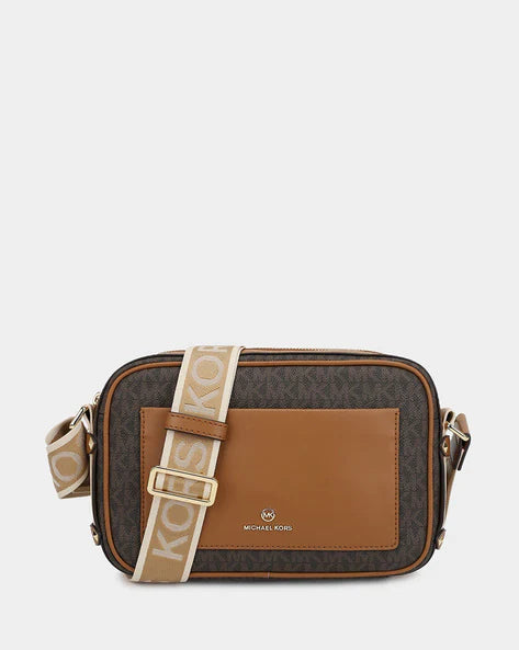 CIM MIC Brown Colour KM Print Ladies Side Sling Bag doing 100818