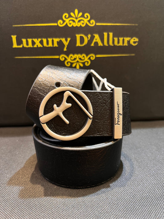 Raf Far Black Strap Silver Graise Buckle Men’s Belt 64652