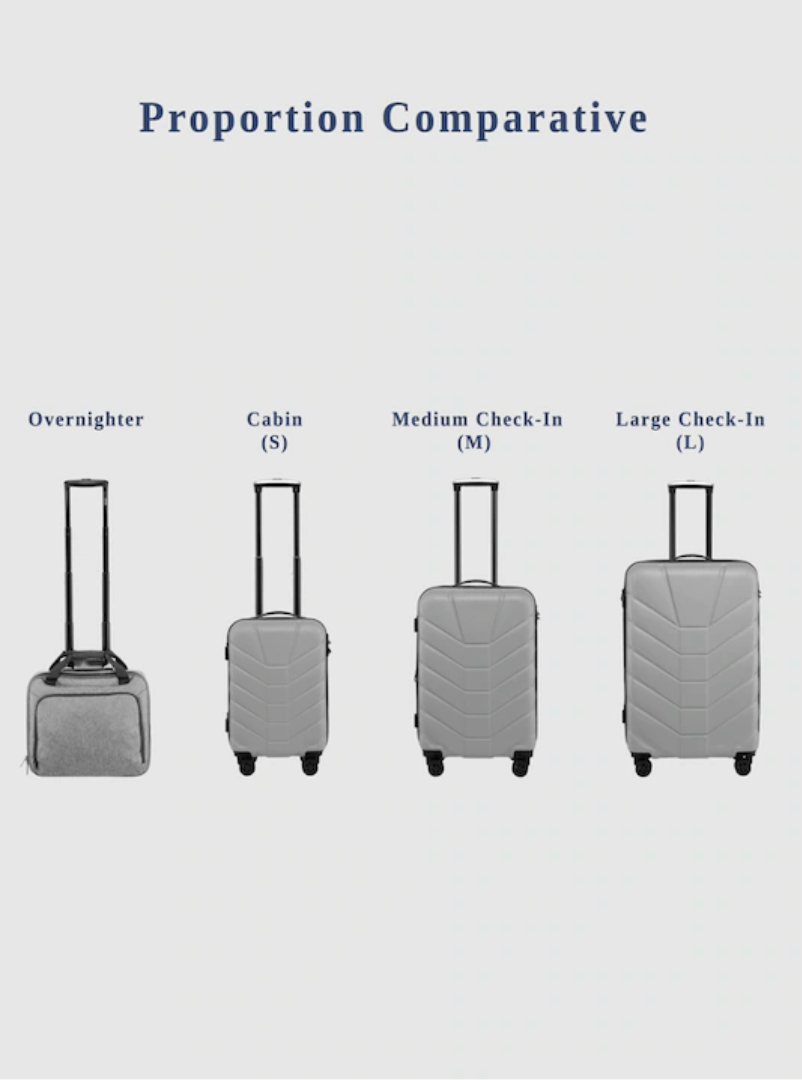 SWISS MILITARY Blue Textured Hard-Sided Cabin Trolley Suitcase