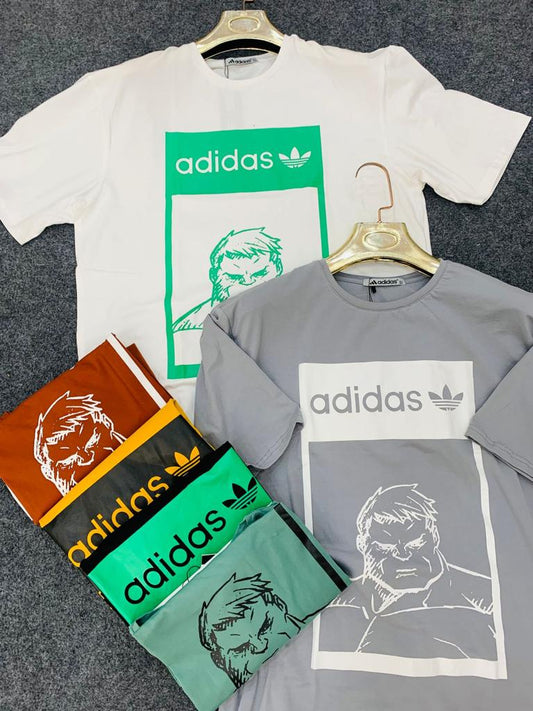 IDA Hulk White Colour T - Shirts