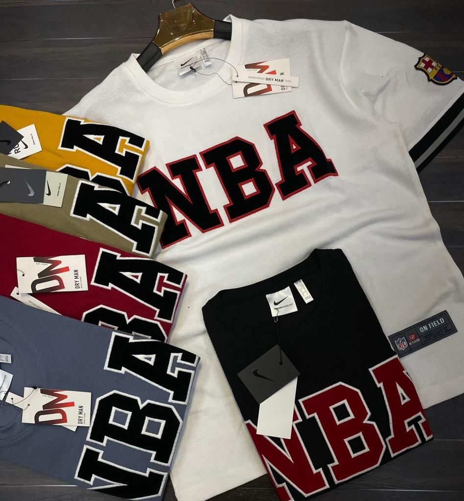 Red NBA Kin Print T - Shirts