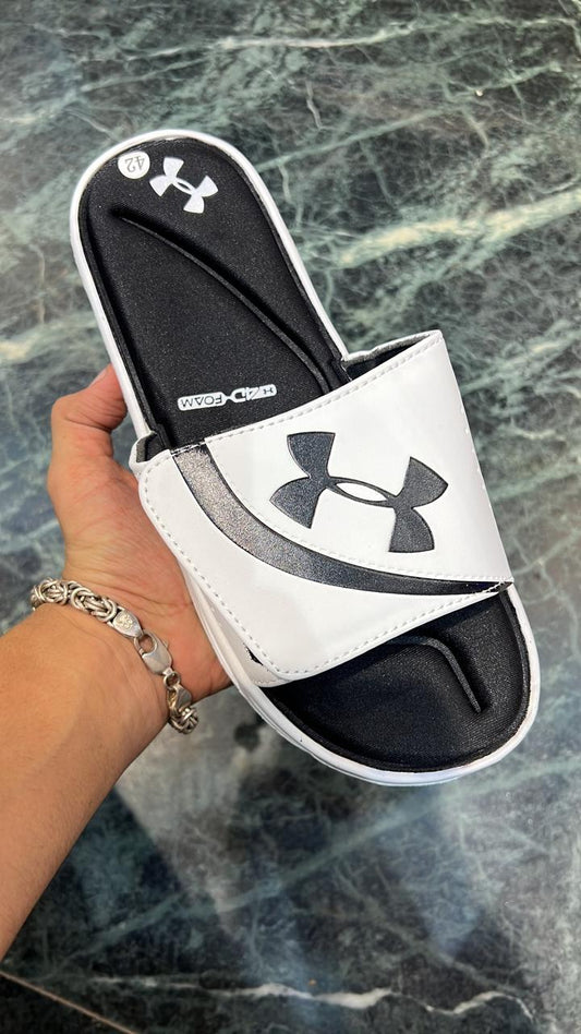 White Colour Valcro Slipper Und Dnu 4D Form Heavy Quality