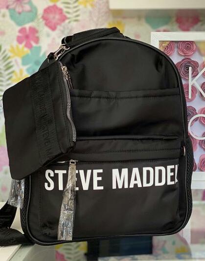 STEVE MADDEN PLACEMENT PRINT NYLON BACKPACK