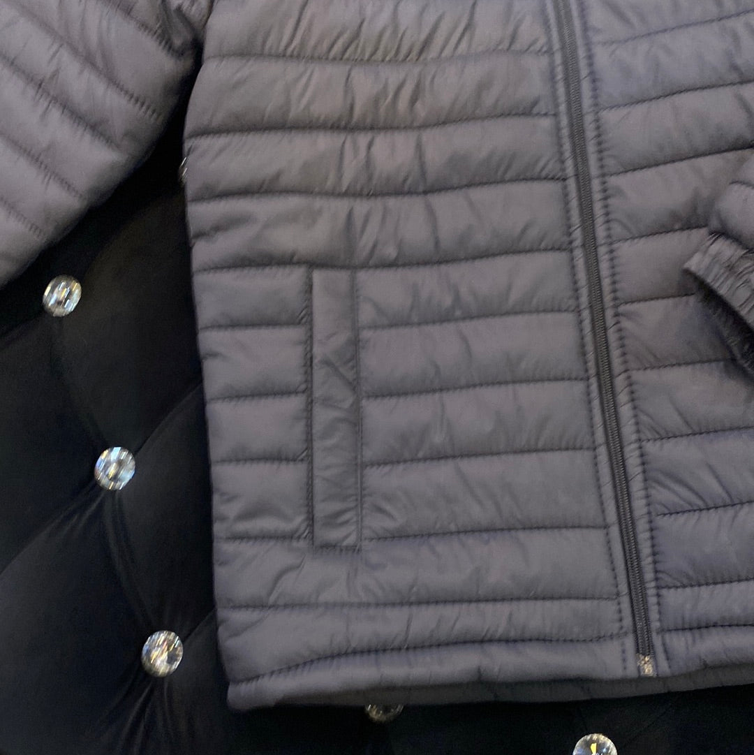 POL LOP Grey Colour Lightweight Imported Quality Puffer Jackets 9381
