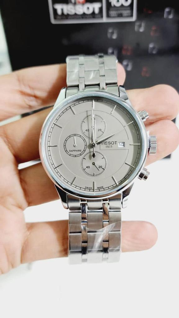Sit Silver Chain Grey Dial Men Watch 901355