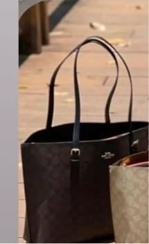 Aoc Monogram Design Premium Quality Tote Ladies Bag 55398