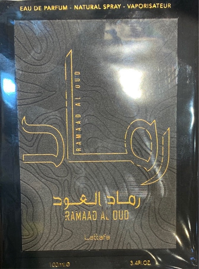 RAMAAD AL OUD Lattafa EDP Natural Spray Vaporisateur 100ml.e 3.4Fl.OZ