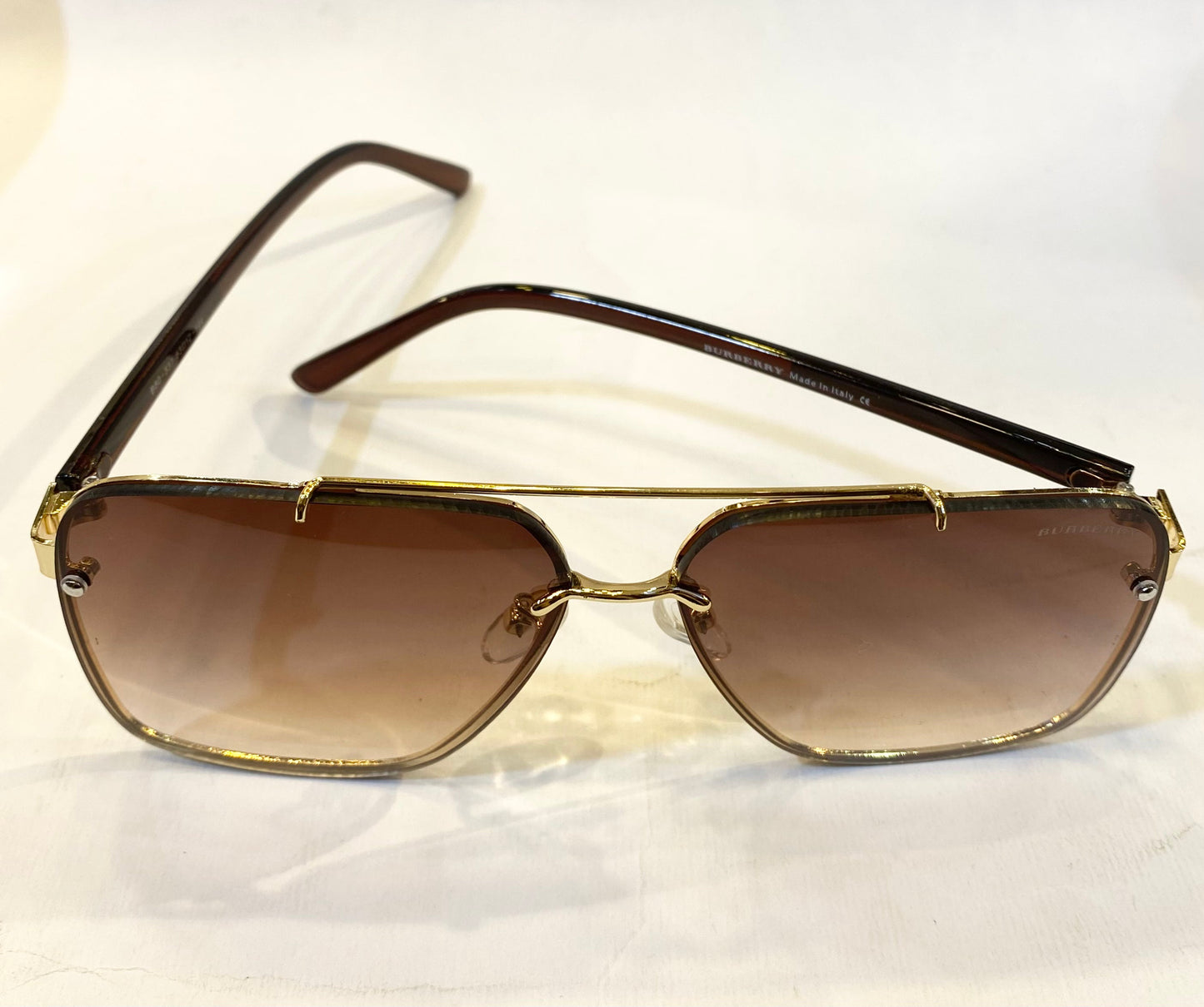 RUB Golden Brown Frame Brown Shade Sunglasses B80-337 63 12-144
