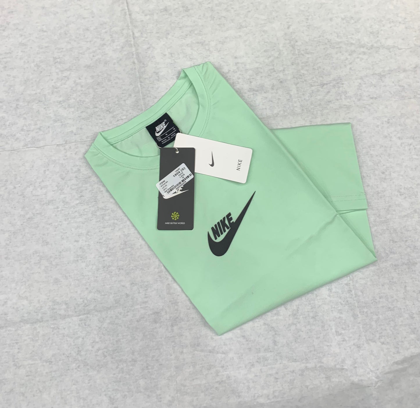 KIN Green Colour With Back Print Round Neck Tshirt 50182