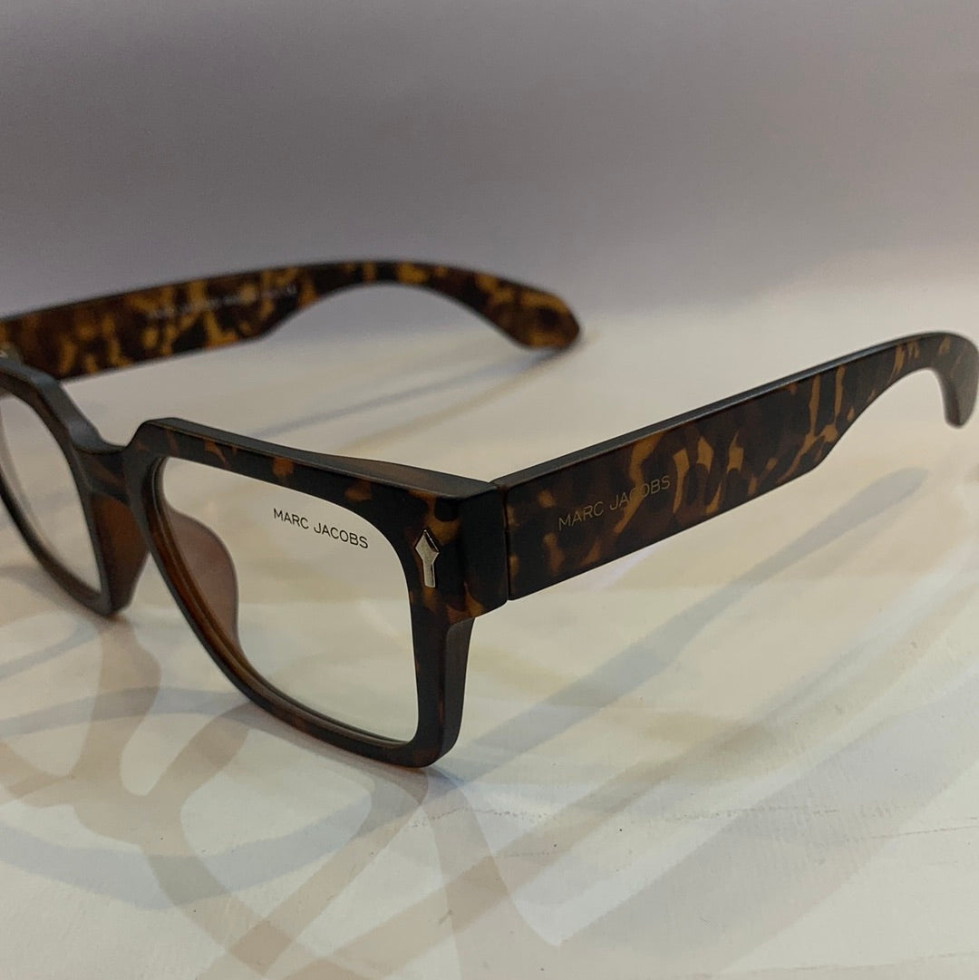 RAM Matte Leopard Print Frame Transperent Shade Unisex Sunglasses 66806 52 21-145