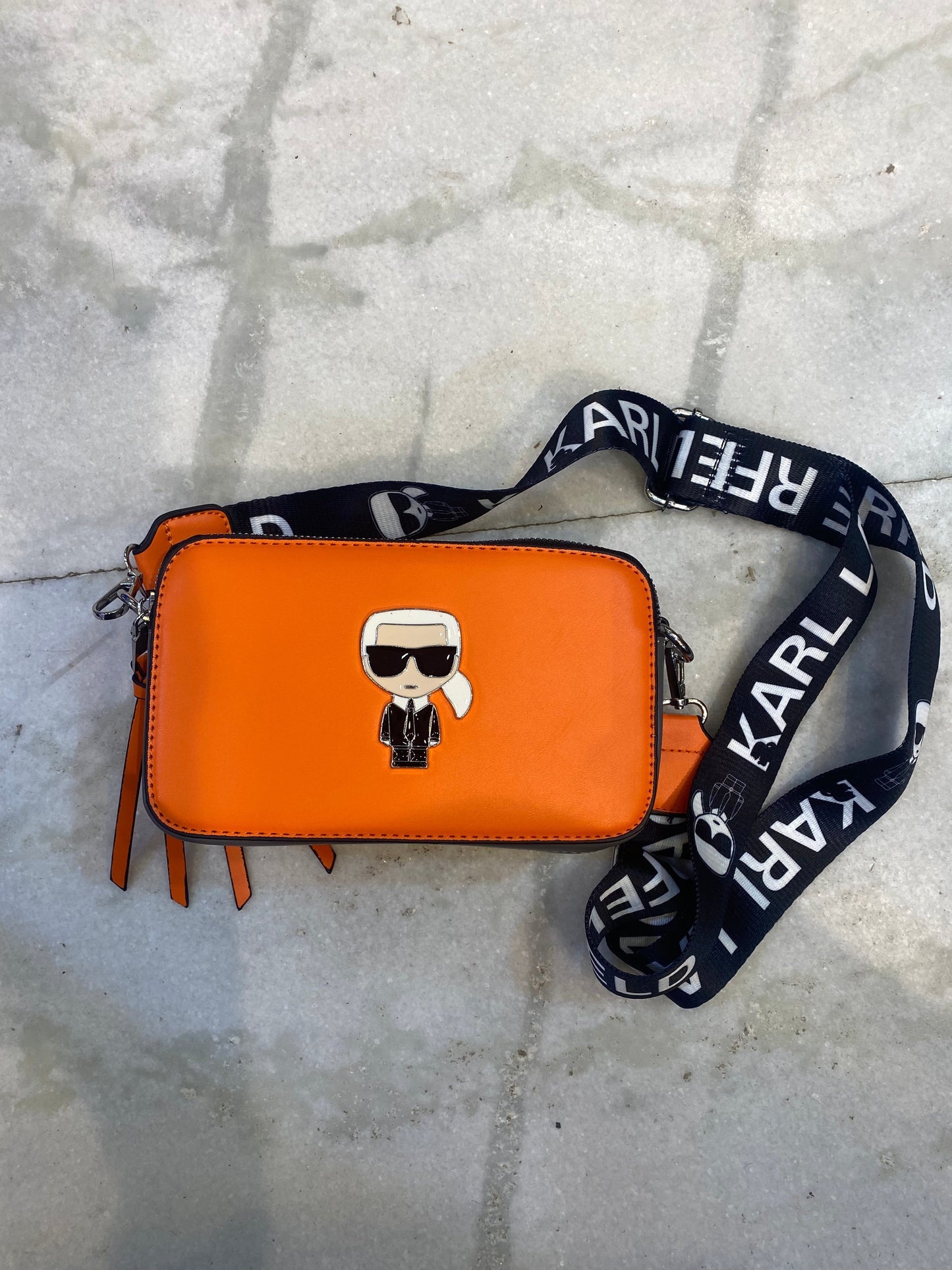 Orange Colour RAK KAR Fashionable Side Sling Bag 400803