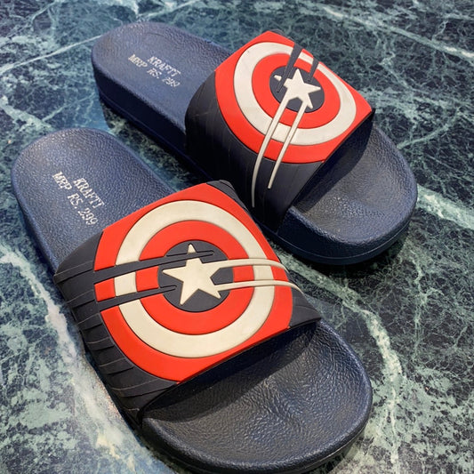Blue Red White Slipper (15121)