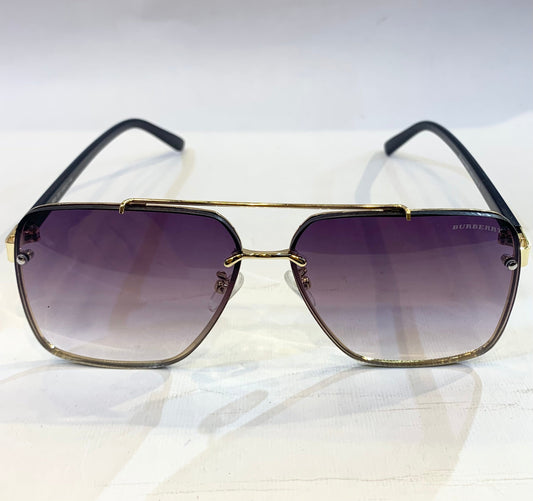 RUB Gold Black Frame Purple Shade Sunglasses B80-337 63 12-144