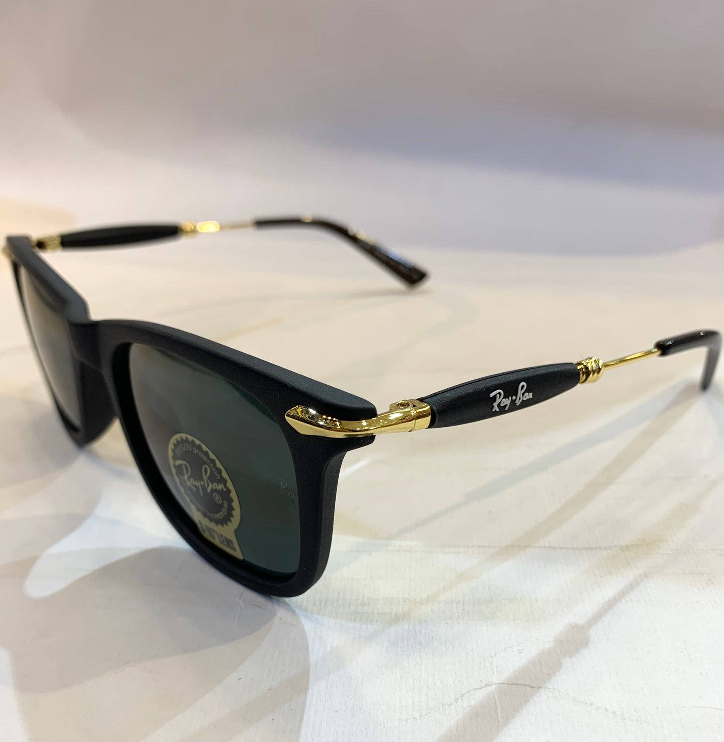 YAR RB Matte Black Frame Black Shade Sunglasses RB2140 52 22 150 3N