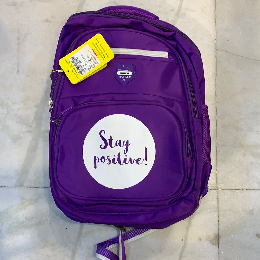 BAG-AGE Stay Positive Original Design Backpack