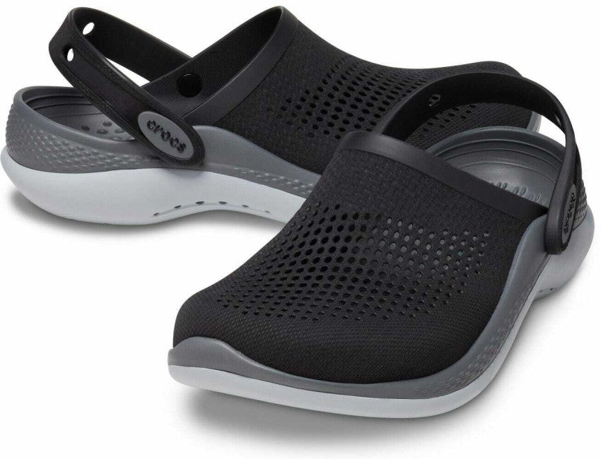 Ride Black Grey White Imported Clogs 2301057