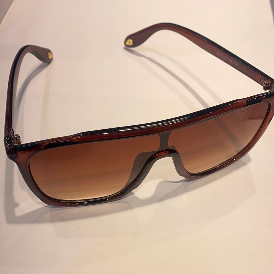 Brown Fram Printed Branded Luxury Sunglasses 32023 56 18-136