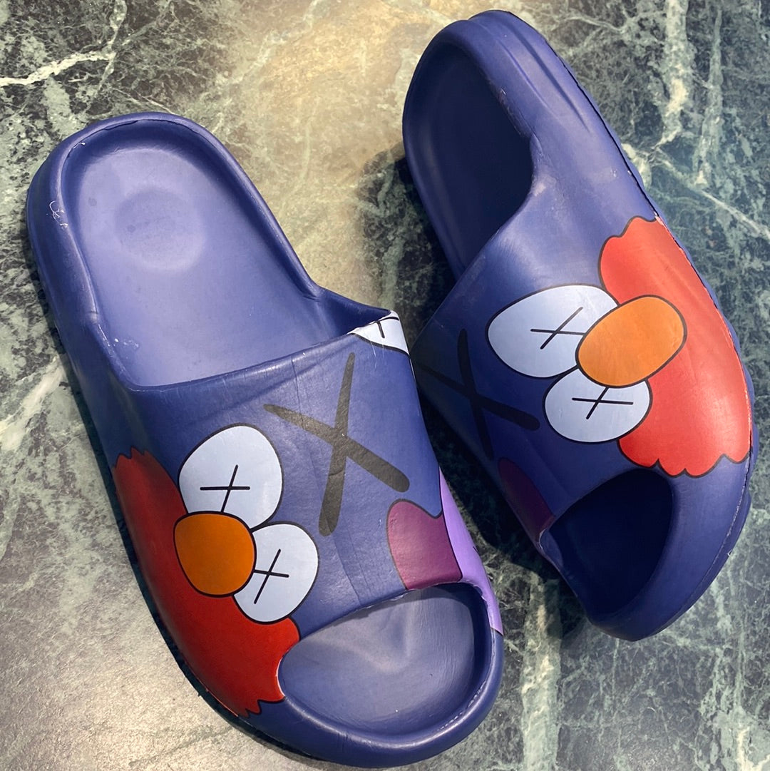Blue Fat Summer Print Red White Black Purple  Heavy Slipper