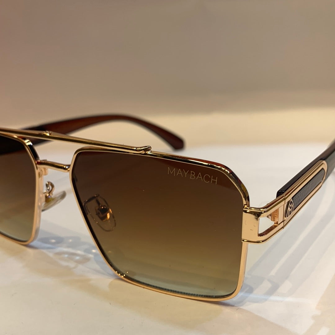 YAM Brown Copper Frame Brown Shade Unisex Sunglass 22049 58 15 145