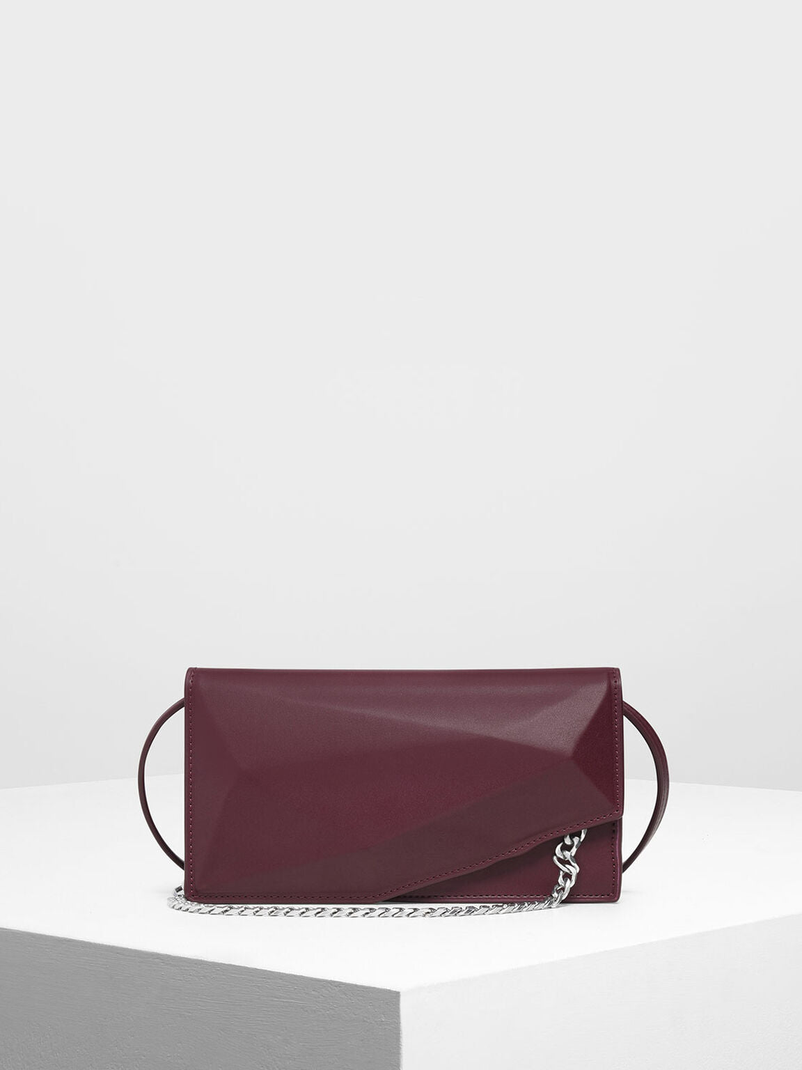 Geometric Chain Link Belt Bag CHARLES & KEITH KR Bag