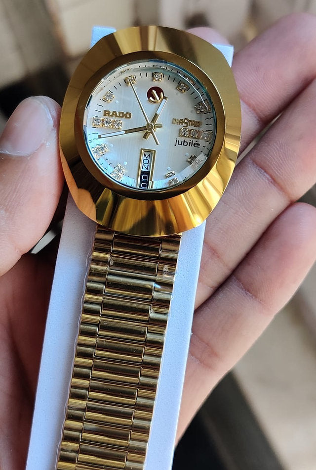 Dar Gold Chain Gold Dial Men Watch 401207