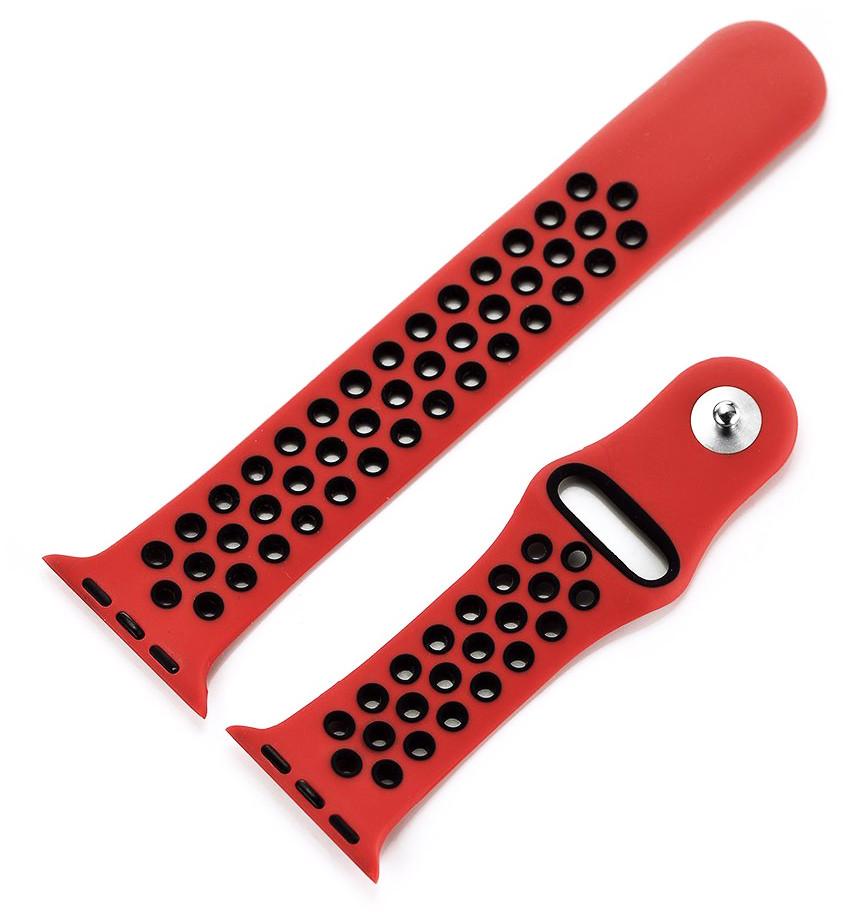 Red Black Nike editon silicone Strep