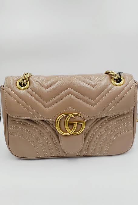 Cream Cug Guc Ladies Side Sling Bag Heavy Quality 17324
