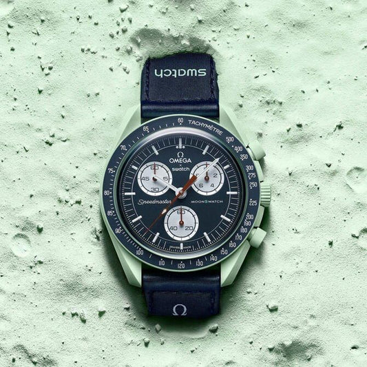 Grey velcro strap green ring nevy blue Dail emo Watch