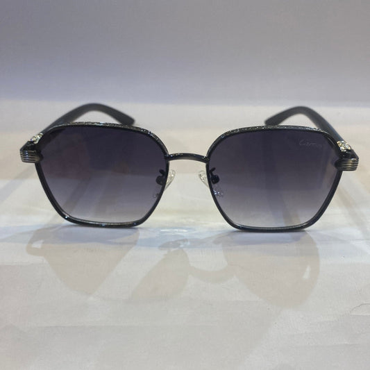 RAC Black Frame Black Shade Sunglass 2A670 58 16-142