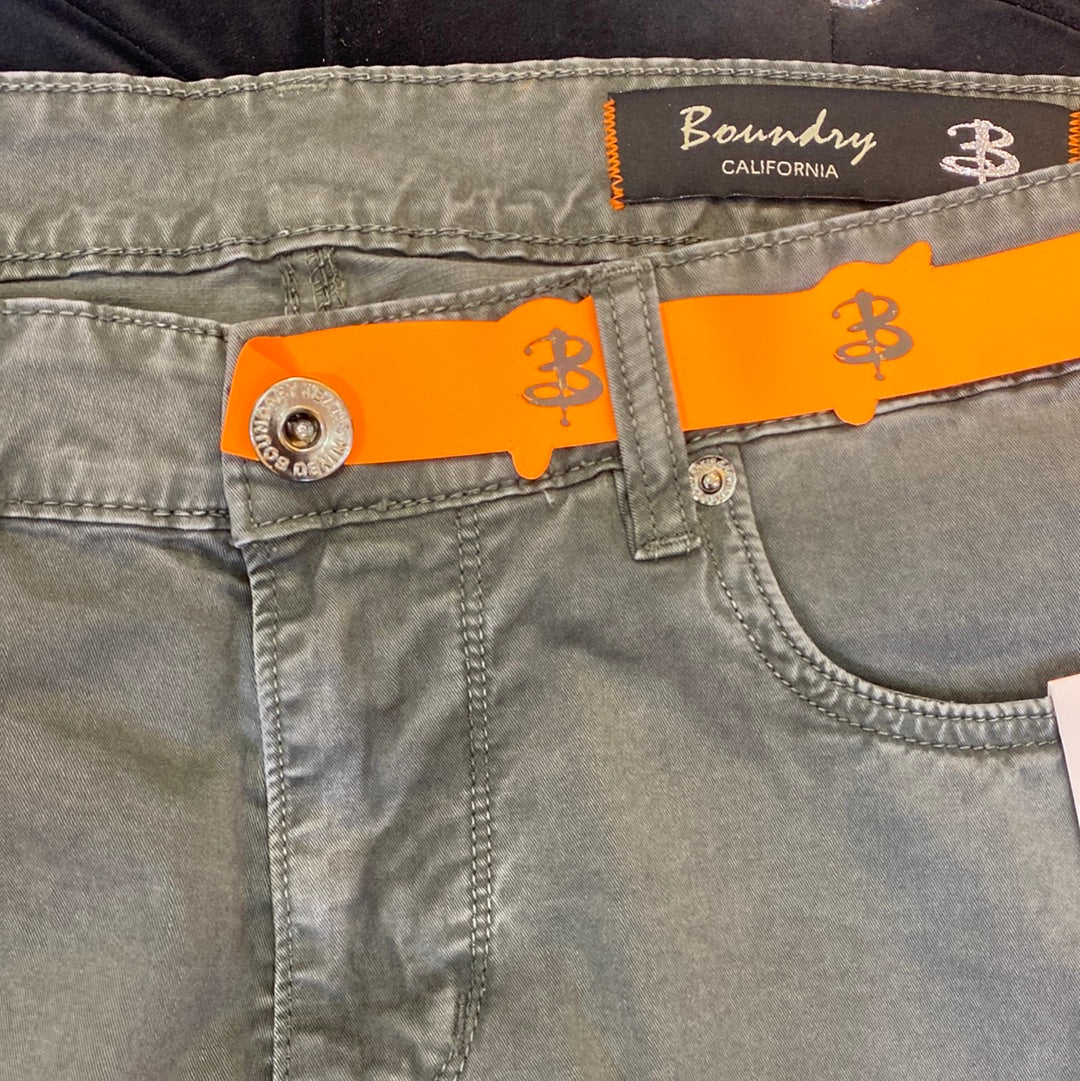 Green Military Boundry Jeans Cargo 26555 AF Inudstry Premium Restructured Denim