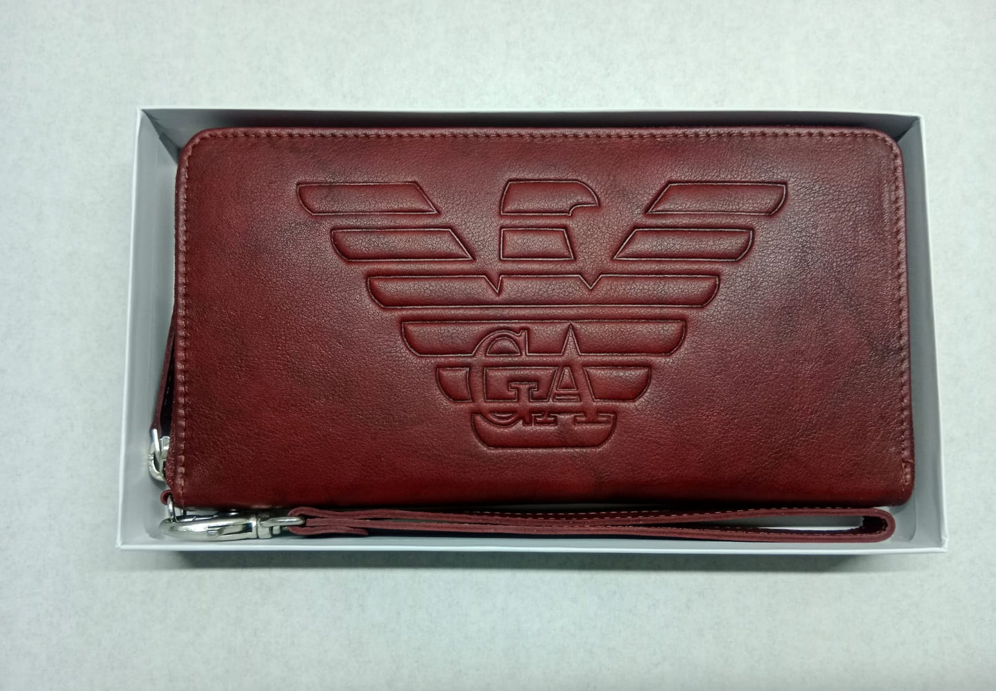 Mra Malti Colour With Simple Design Genuine Leather Ladies Clutch 730721