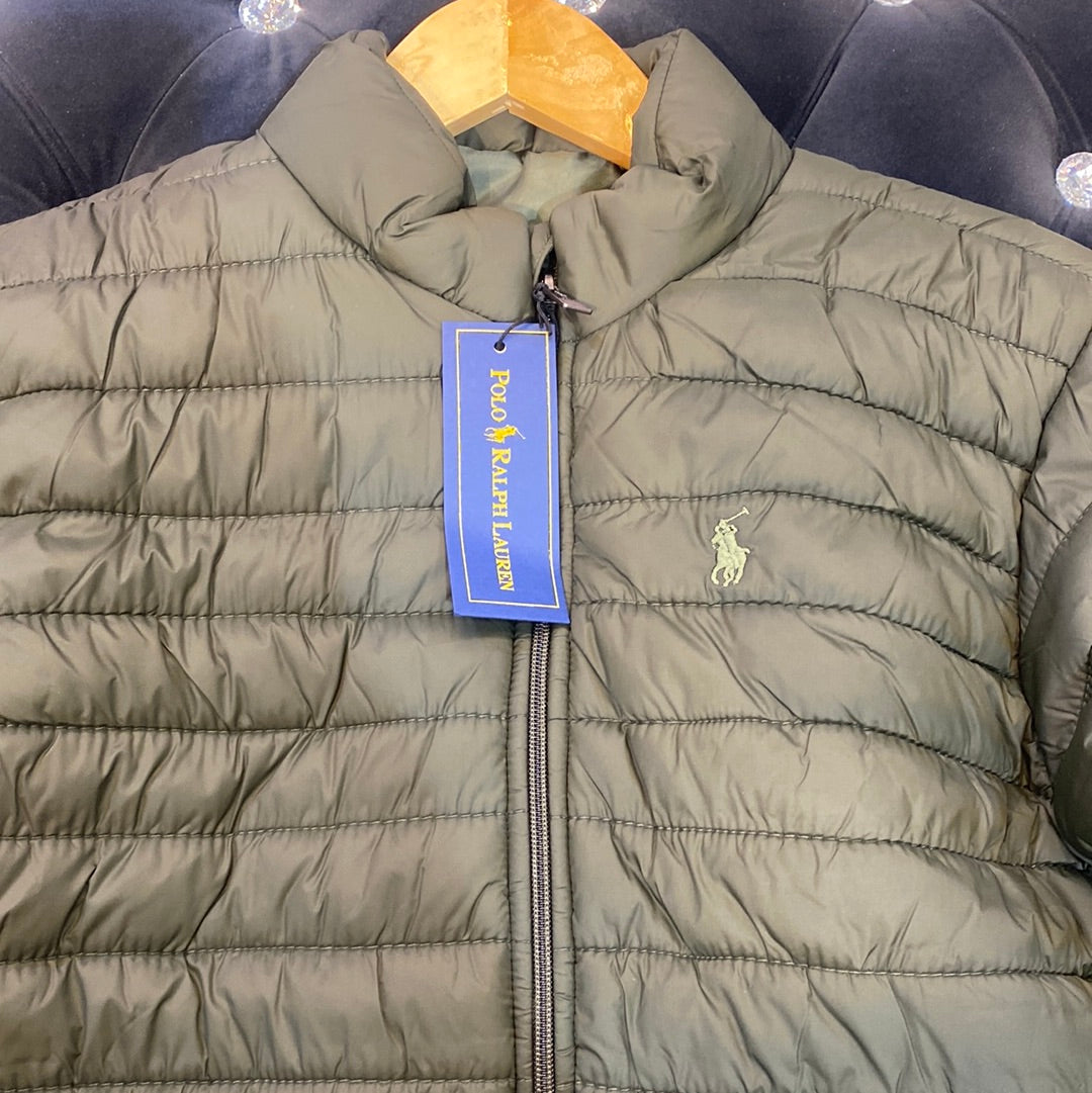 POL LOP Dark green Colour Lightweight Imported Quality Puffer Jackets 9384