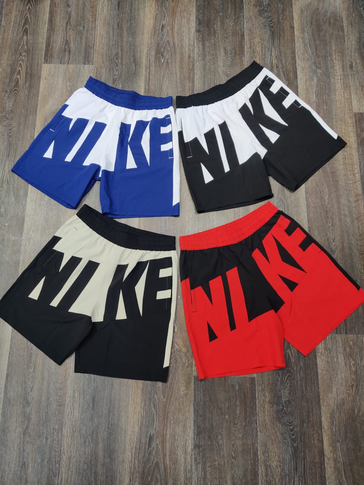 Kin Red Black Colour With Kin Big Logo NS Fabric Shorts 491835