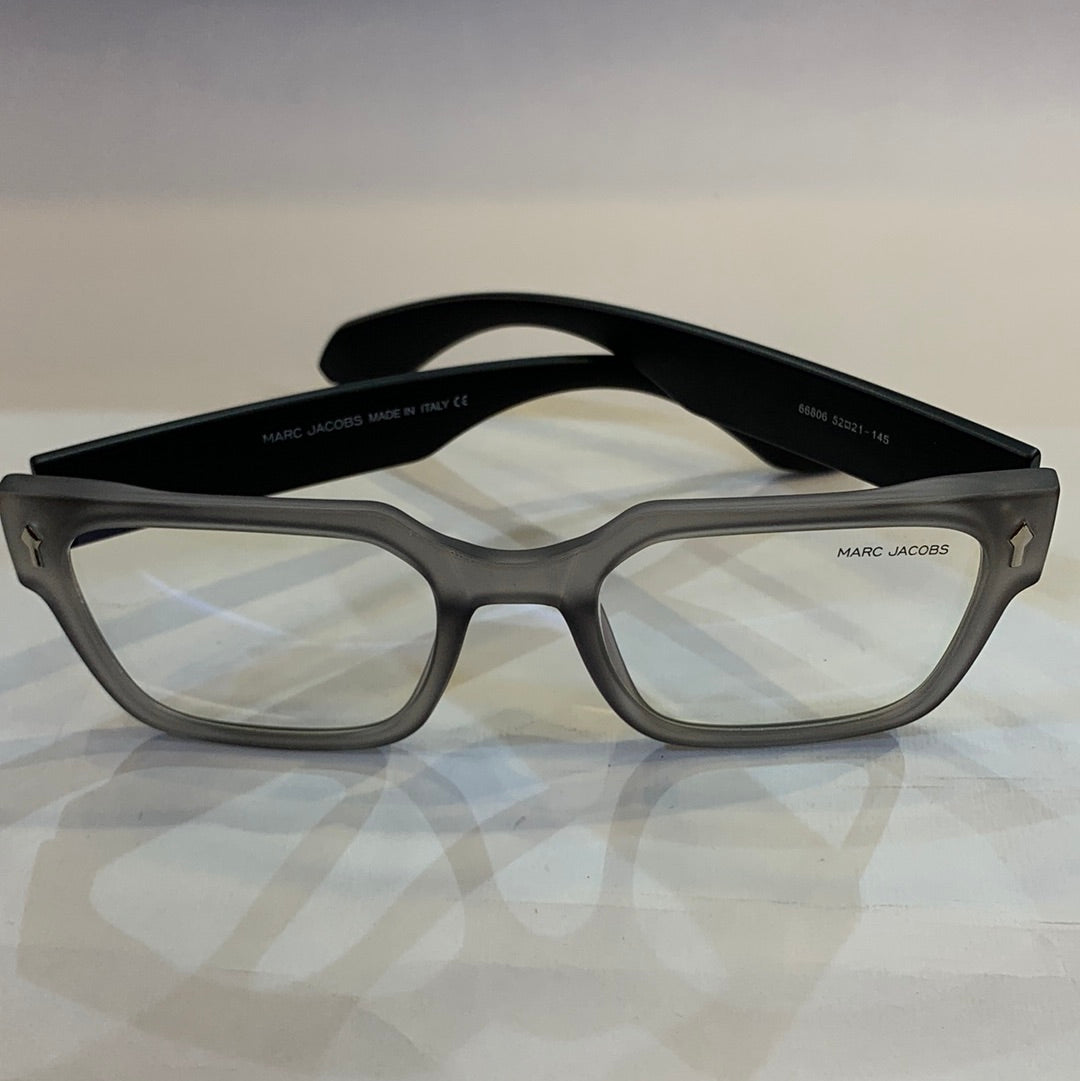 RAM Matte Grey Transperent Frame Black Stick Transperent Shade Unisex Sunglasses 66806 52 21-145